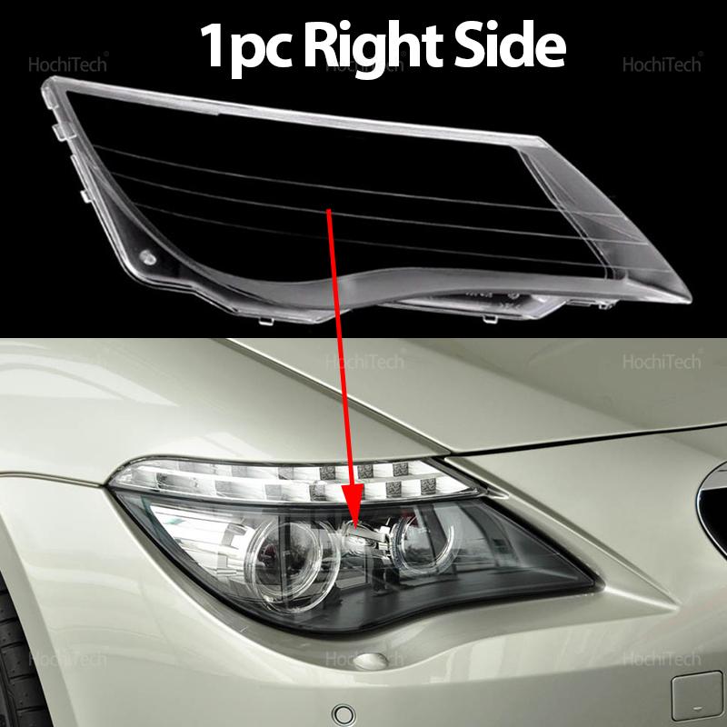 

For BMW 6 Series E63 E64 2004-2010 Headlight Cover Car Headlamp Lens Glass Replacement Front Lamp Shade Auto Shell 2006 2008