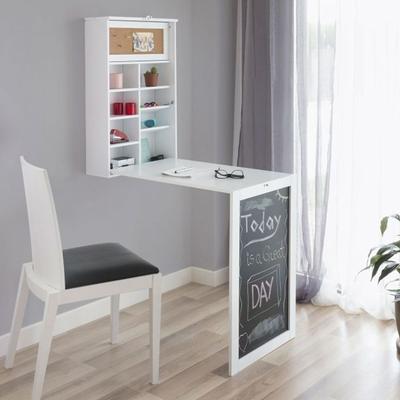 Bureau Mural Rabattable Foldee Table W