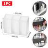 6PCS/3PCS/1PC Multifunctional Wall Mounted Compartment Storage Box, No Punching Required, Suitable for Storing Small Items In Da