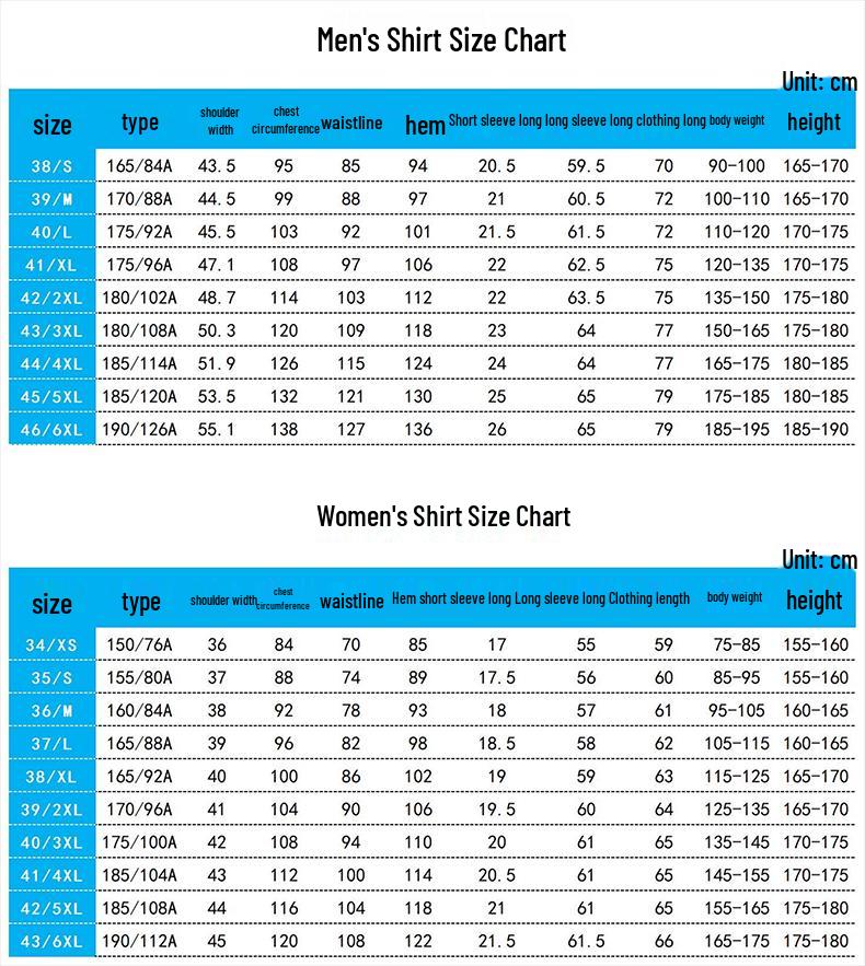 Tluoman Unisex Wrinkle-Free Formal Shirt
