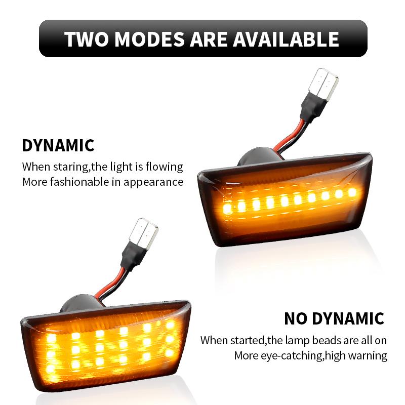 2PCS Dynamic Side Indicator LED Repeater Turn Signal Marker Light For Opel Zafira B Astra H Corsa D Insignia A Chevrolet Cruze