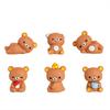 Newly Launched Super Cute and Easy-to-hold Bear Resin Figurine Creative Handicraft, Cute Pellet Tableware, Vehicle-mounted Tableware