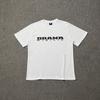 Cross-border Foreign Trade European and American High Street Drama Tide Brand Simple Letter LOGO Printing Men's and Women's Casual Loose T-shirt