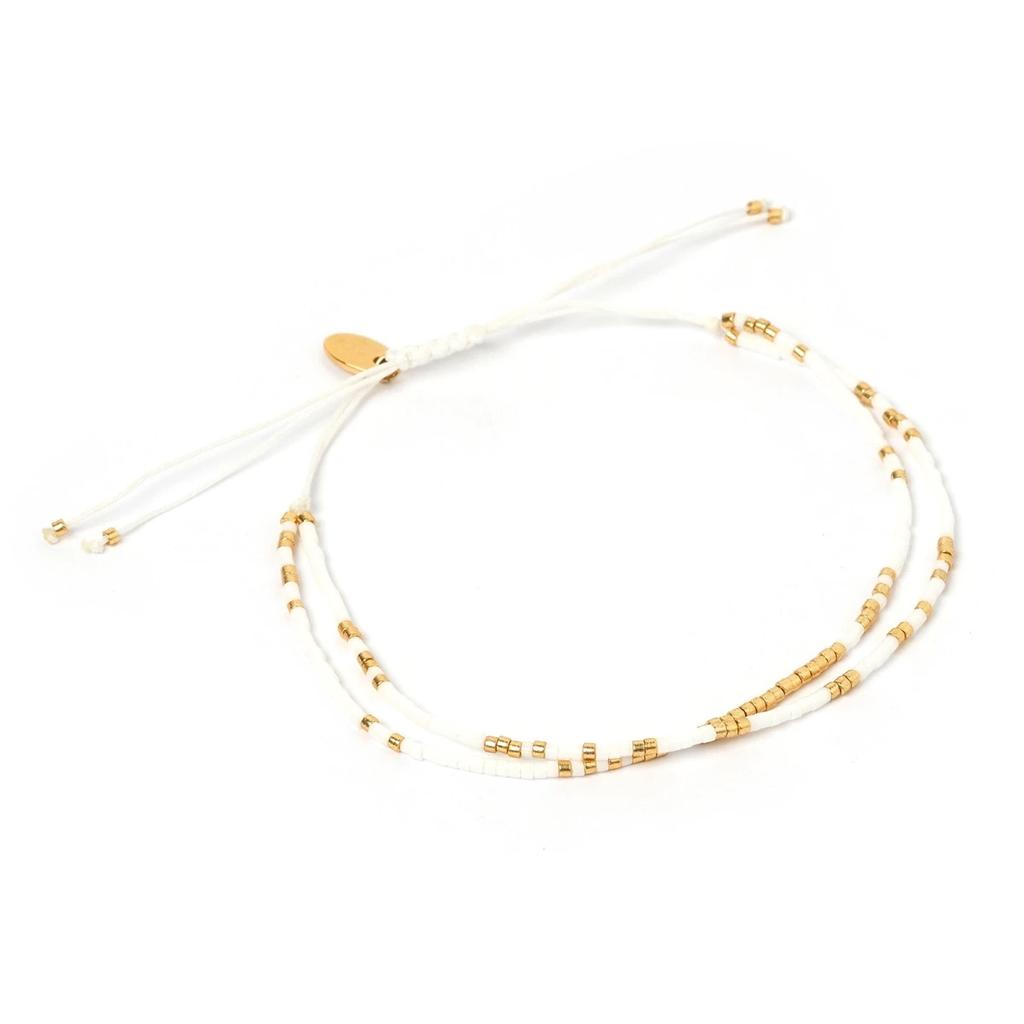 KKBEAD Miyuki Bracelets for Women Gift Luxury Natural Pearl Bracelet Gold Color Beads Simple Thin Pulseras Femme Fashion Jewelry