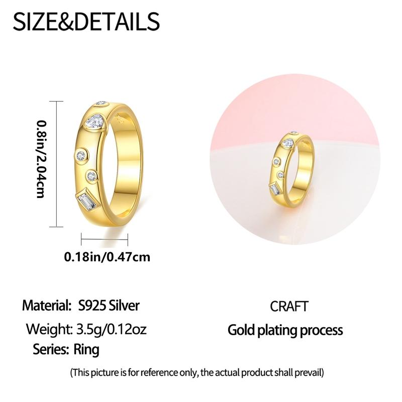 New Copper Rings Red Pink Blue Stone Rings Simple Stackable Women Authentic Rings Ideal For Wedding Party Jewellery Gift
