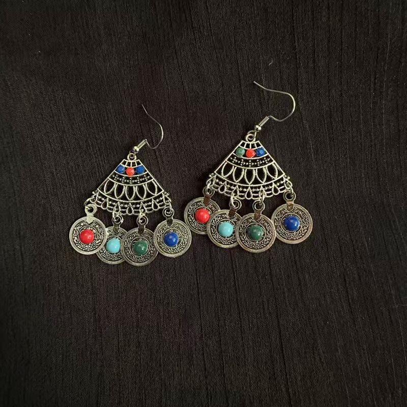 

Богемные серьги с кисточками - Ретро этнический стиль для женской универсальной, длинной европейской и американской моды