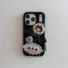 Denim Lace Kitty Kitten Mobile Phone Case for Apple 17/16PRO Cartoon Retro Case iPhone15/14P
