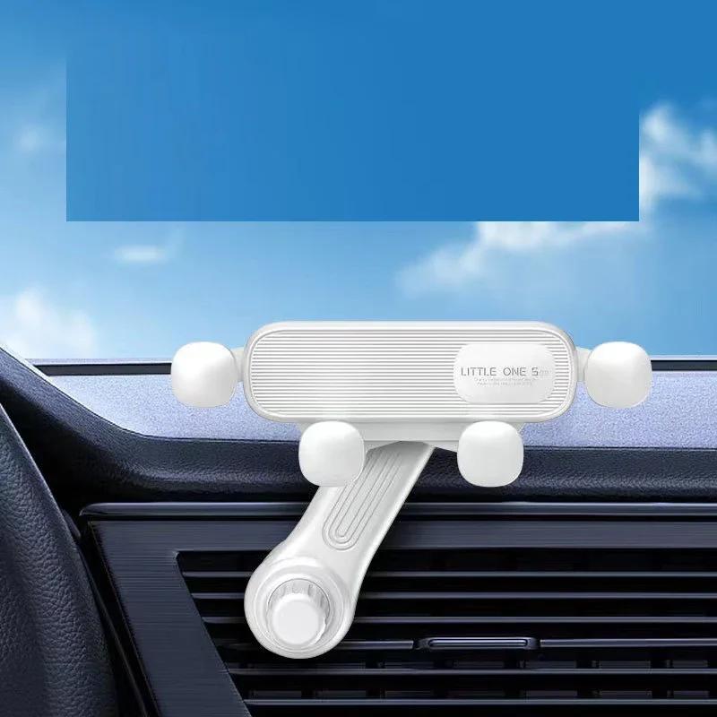 Suporte de clipe para saídas de ar de carro, haste de extensão, rotação de 360°, suporte para telefone de carro, suporte para smartphone, suporte para GPS