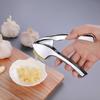 Multi-Function Manual Garlic Press Curved Garlic Grinding Slicer Chopper Stainless Steel Garlic Presses Cooking Gadgets Tool
