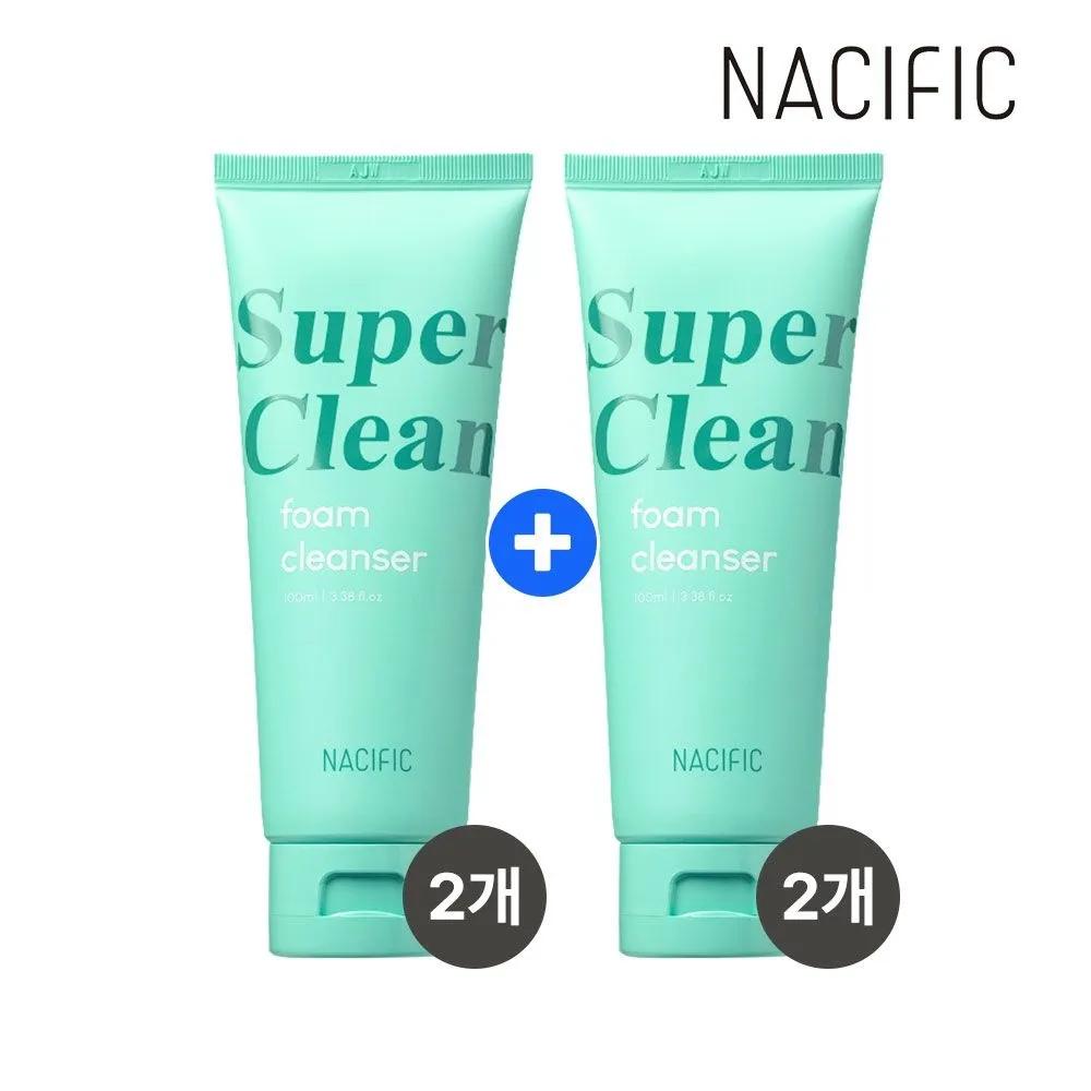 NACIFIC Super Clean Foam Cleanser 100ml x 2