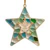 Snowflake Sea Glass Hanging Ornament Christmas Tree Christmas  Xmas Decoration  Xmas Party