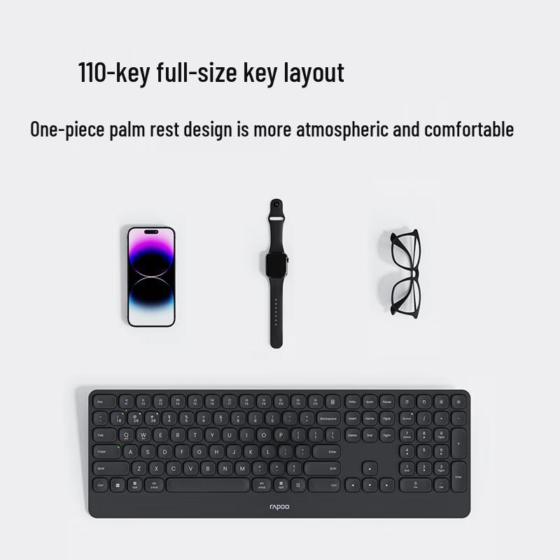 Rapoo E-Series Ultra-Thin Multi-Mode Wireless Keyboard