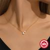 S925 Sterling Silver Ins Wind Classic Water Drop Diamond Pearl Elegant Atmospheric Versatile Clavicle Necklace