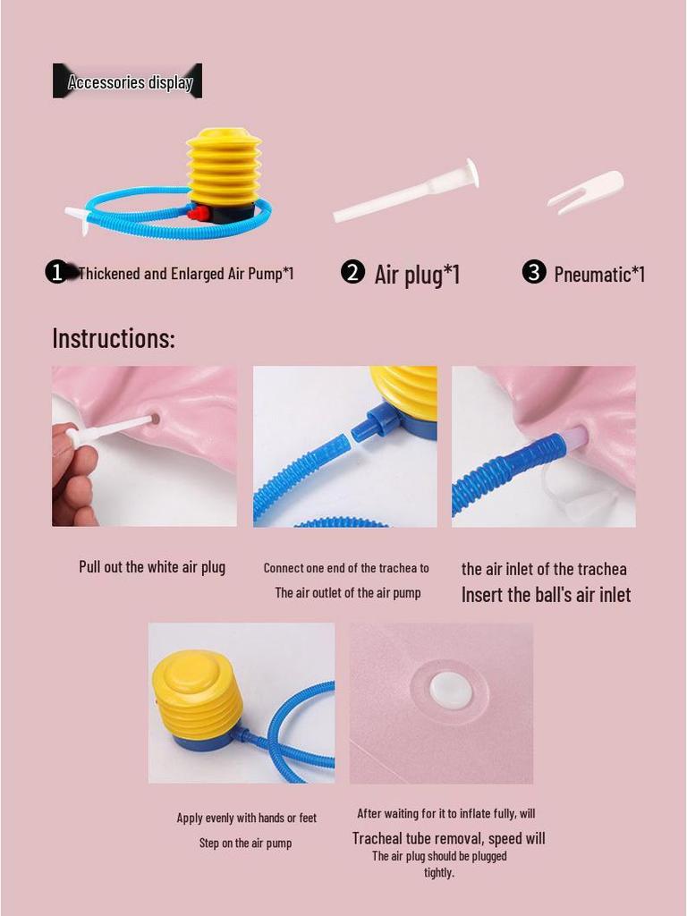 Anti-Burst Donut Yoga Ball for Pregnant and Postpartum Pilates Core Training