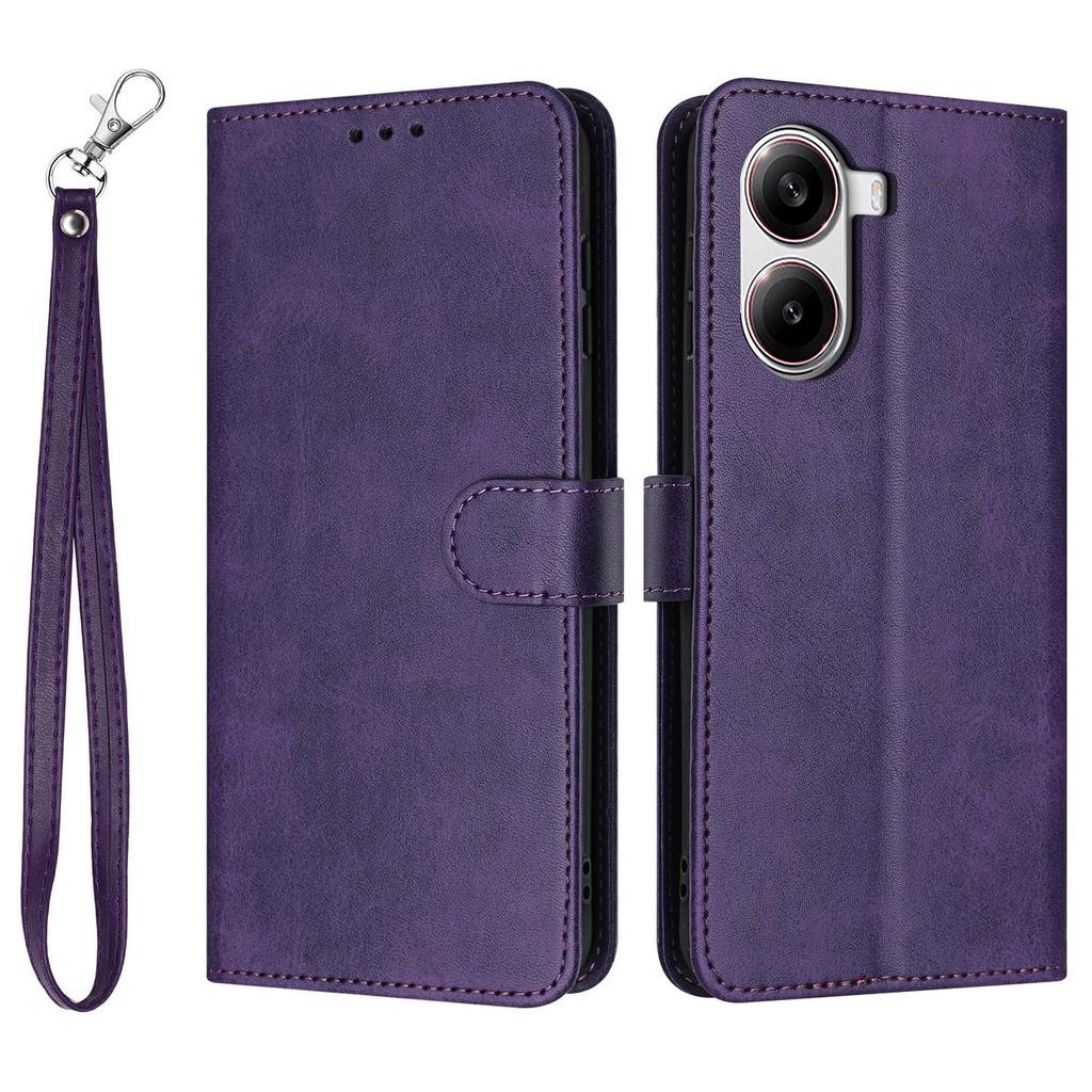 For Xiaomi Redmi Turbo 4 5G/Poco X7 Pro 5G Case Flip Stand PU Leather Wallet Phone Cover Calf Texture