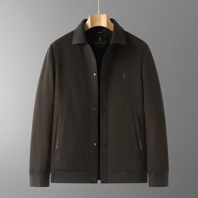 

Di Bin Ze Men s Plus Size Warm Casual Lapel Jacket 4XL