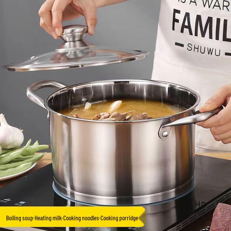 Shangheng 304 Stainless Steel Universal Soup & Cooking Pot