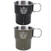 300ml Mountainhiker Camping Cups Stainless Steel Camping Coffee Mug with Foldable Handle Outdoor Gear Travel Cooking Set