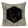 Polyester Black White Animals Horse Deer Bear Geometric Pillow Cover Decorative Sofa Home Cushion Cover For Living Room