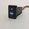 1PC Blue/Green/Oranger Winch Button LED Light Push Switch for Toyota Camry Prius Corolla PRADO Auto Styling