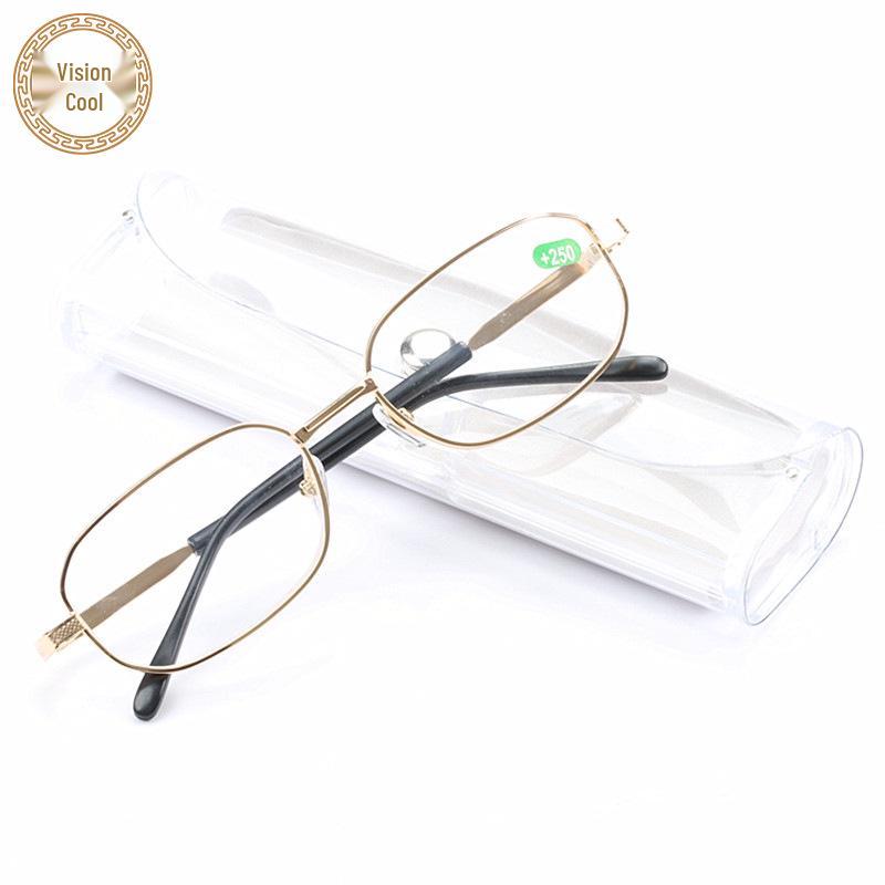 

Donghai Unisex Super Light Fashion Reading Glasses with Transparent Case +100