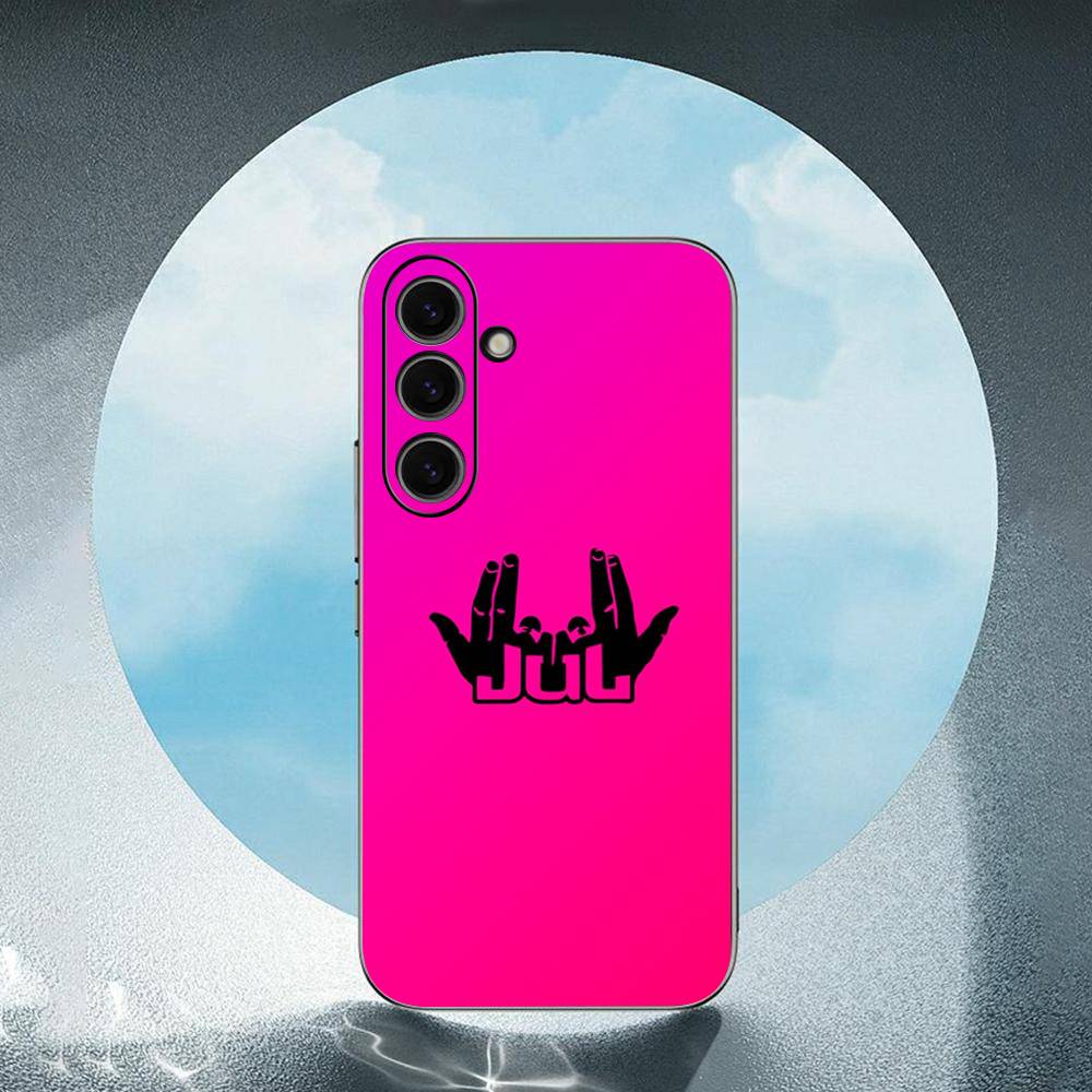 J-JuL-L Luxury Black Phone Case For Samsung Galaxy S23 S24 S25 Ultra S22 Plus S21