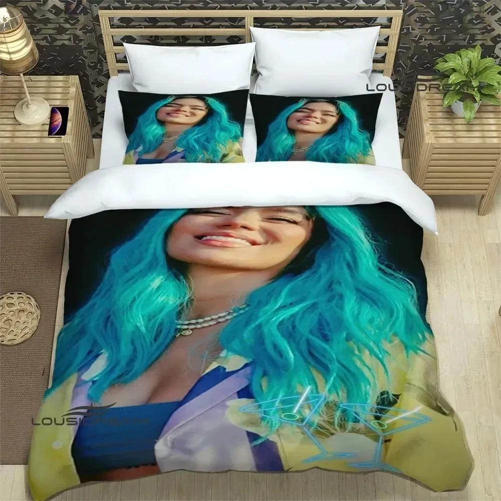 3D Εκτύπωση Karol G Μοντέρνο Σετ Κλινοσκεπασμάτων Διπλό Δίδυμο King Κάλυμμα Παπλώματος Παπλώμα Μαξιλαροθήκη Αγόρια Κορίτσια Ενήλικες Υπνοδωμάτιο