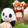 Cartoon Animal Slap Bracelet Plush Doll, Cute Wrist Snap Band, Kids Decor Comfort Stuffed Toy Multiple Styles
