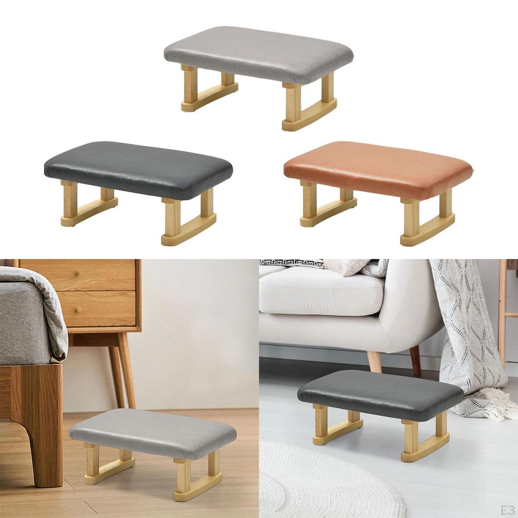 Schicker Holzbein Hocker für die Wohnungsdekoration