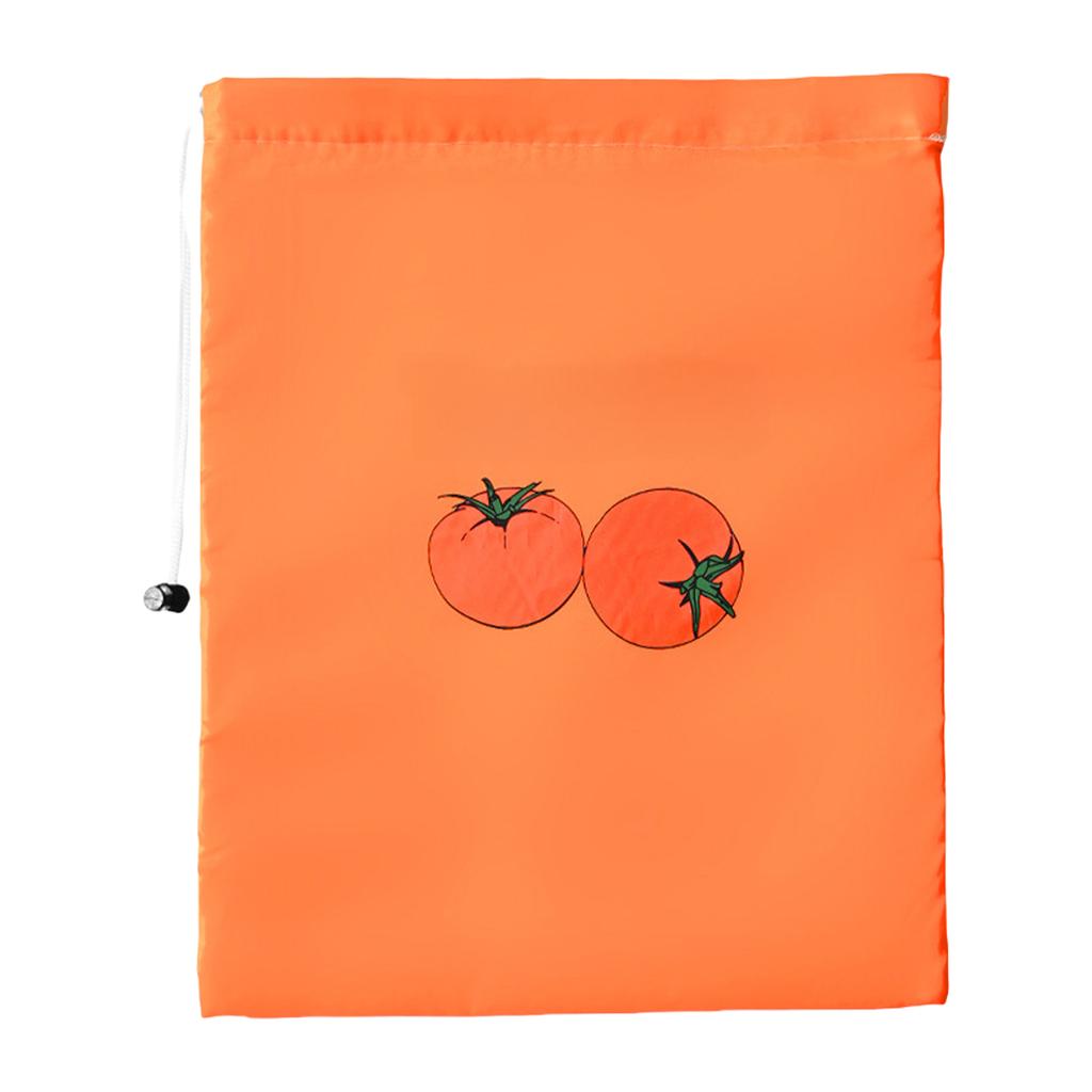 Reusable Vegetable Fruit Freshness Storage Bags Polyester for Kitchen Refrigerator Organization Large Capacity