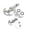 Stainless Steel Folding Gravity Grappling Hook for Outdoor Climbing and Survival