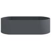 Raised Garden Bed for Outdoor Use Anthracite Grey 140 X 40 X 40 Cm Steel