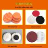 Sanding Artifact: Flocking Sandpaper Suction Cup for Angle Grinders – Self-Adhesive Disc for Woodworking and Wall Polishing.