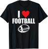 I Love Football Footballer T-Shirt