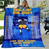 1pc Blanket Singer Billie Eilish2 Print Design, Lightweight Blanket for Sofa, Bed- Soft &Warm, Gift for All Seasons Like Christmas, Halloween