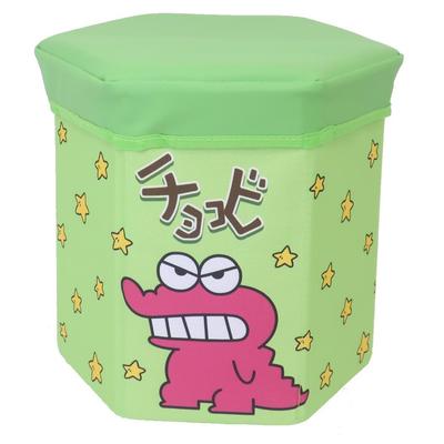 iPlanning Crayon Shin-chan Chocobi Folding Storage Stool, Green, W300 X H300 X D260mm, K1896A
