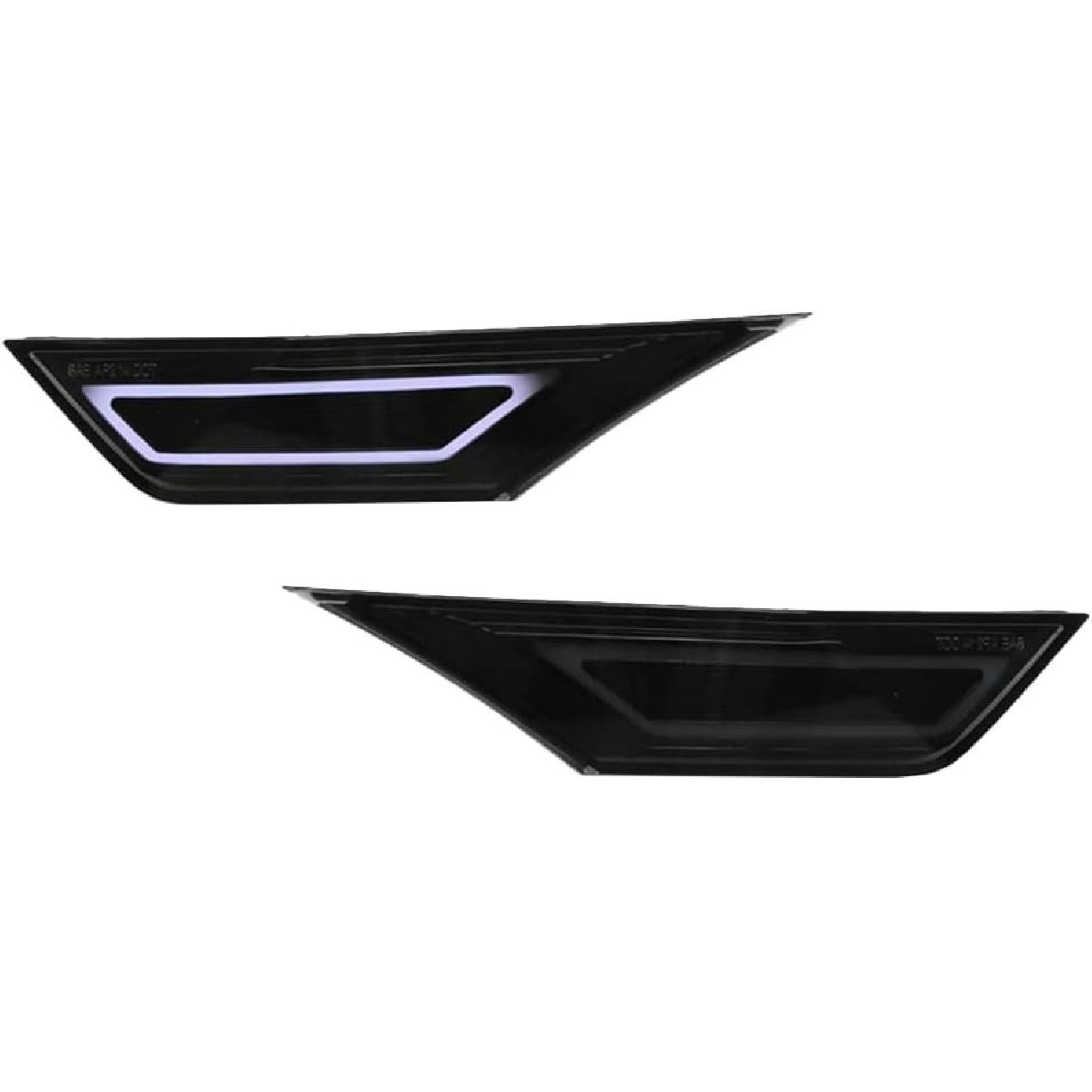 

2PCS LED Side Marker Lights, Front Bumper Sidemarker Lamp,Full LED Side Marker Light Compatible with Honda Civic 10th 2016-2021(White Light)