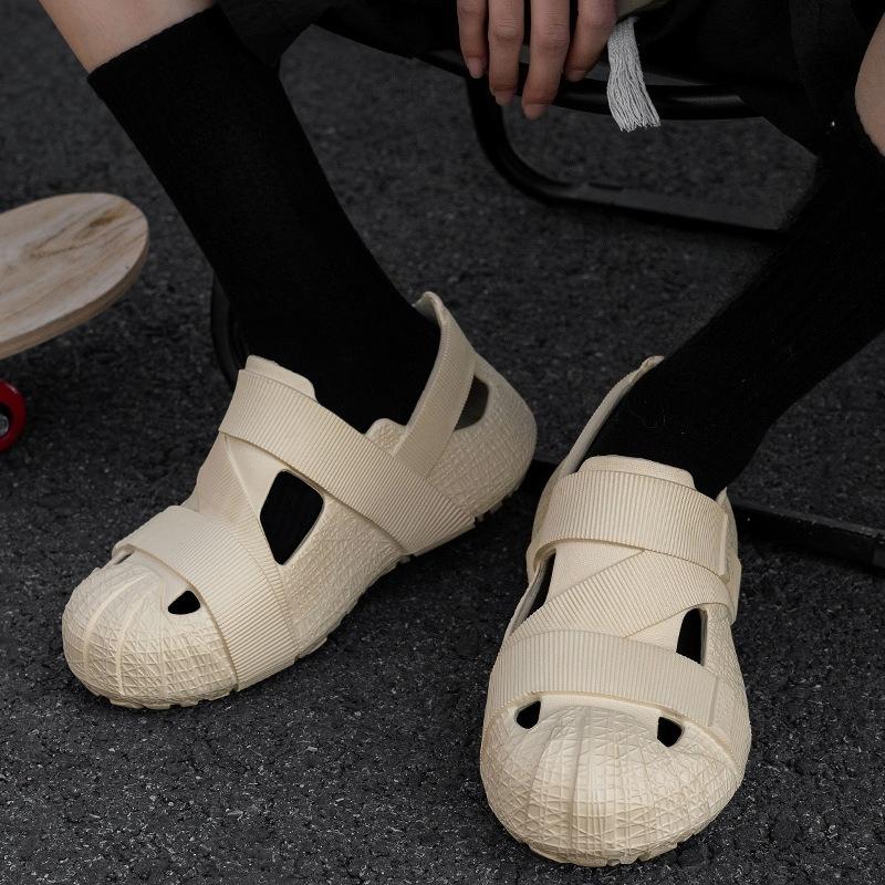 Women's Shoes, Thick-soled, Large-sized Flip-flops, Anti-slip Sports Beach Sandals