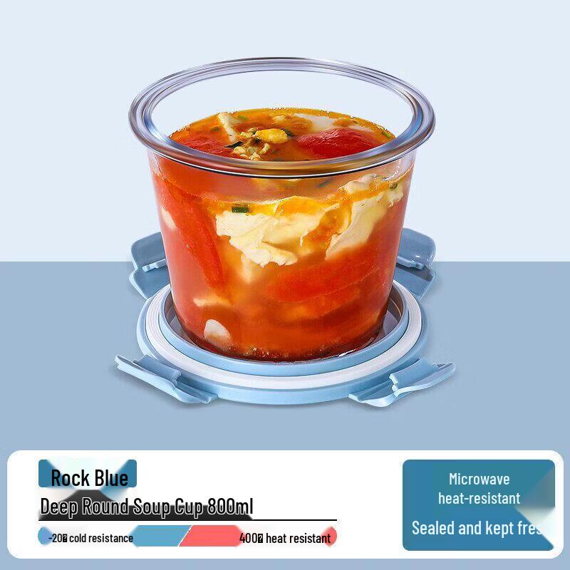 ZISIZ Glass Lunch Box