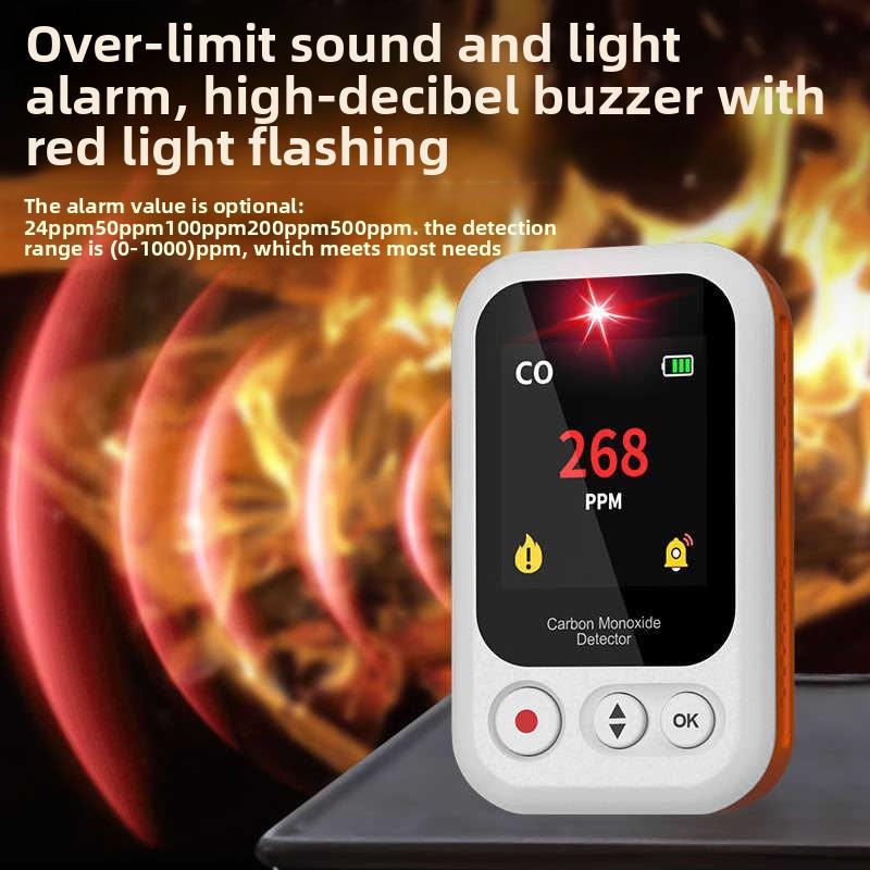 Carbon monoxide detector portable CO concentration detection alarm