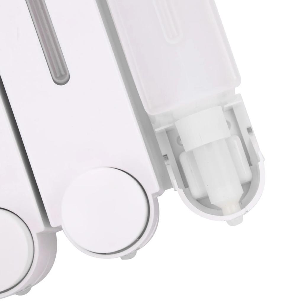 Triple 420ML Soap Dispenser Wall-mount Shower Bath Shampoo Lotion Dispenser Liquid Soap Container Hotel Bathroom Accessories