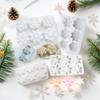 3D Flower Petal Christmas Snowflake Mousse Mold 6 Cavity Dessert Mould Soap Mold Christmas