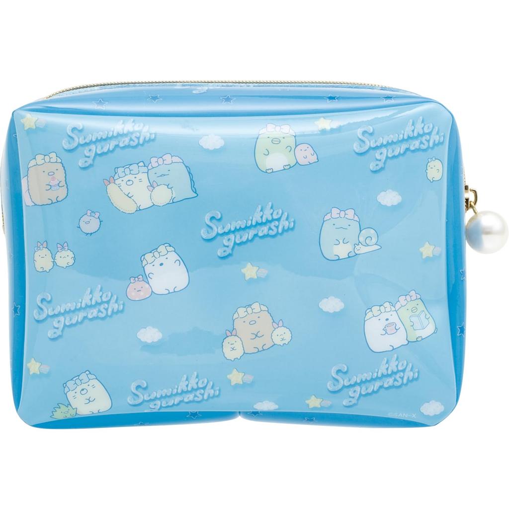 Sumikko Gurashi Sumikko Kosmetiktasche Blau FE41302 H120 x B160 x T60mm San-X