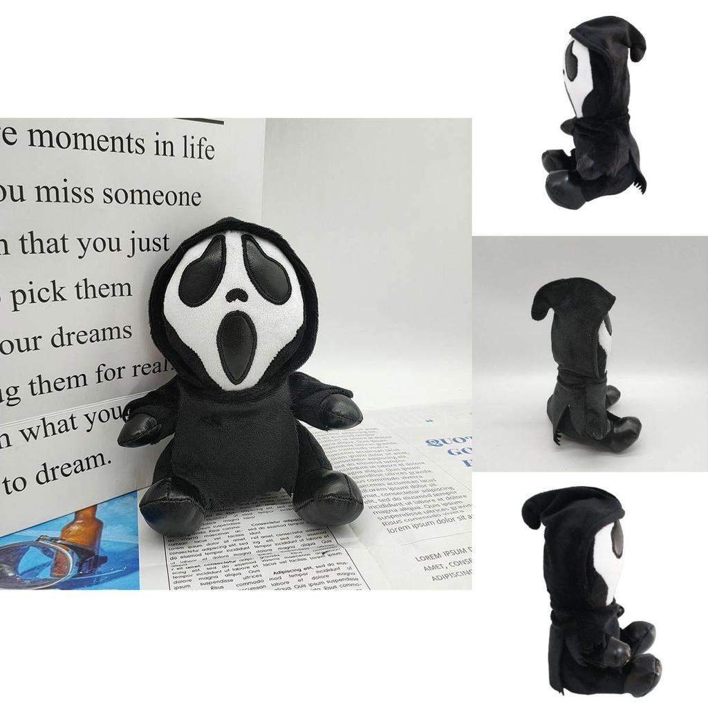 Scream Ghostface Plush Doll For Home Decor And Horror Themed Parties 7.87 Inches