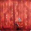 Vorhang-LED-Lichterkette, Girlande, Festival, Weihnachtsdekoration, 8 Modi, USB-Fernbedienung, Farblichterkette, Urlaub, Hochzeit, Lichterkette für Schlafzimmer
