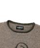 NICEGHOSTCLUB Bear Graphic Wide Crop Knit_Brown(Ng2Gffk604A)