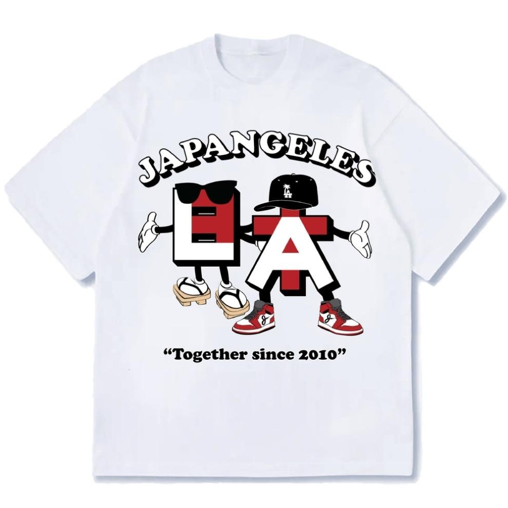Japan Los Angeles Cotton casual T-shirt Oversized Loose Men s Casual Sport T-Shirt Gym Bodybuilding Fitness Shirt Breathable Tee S