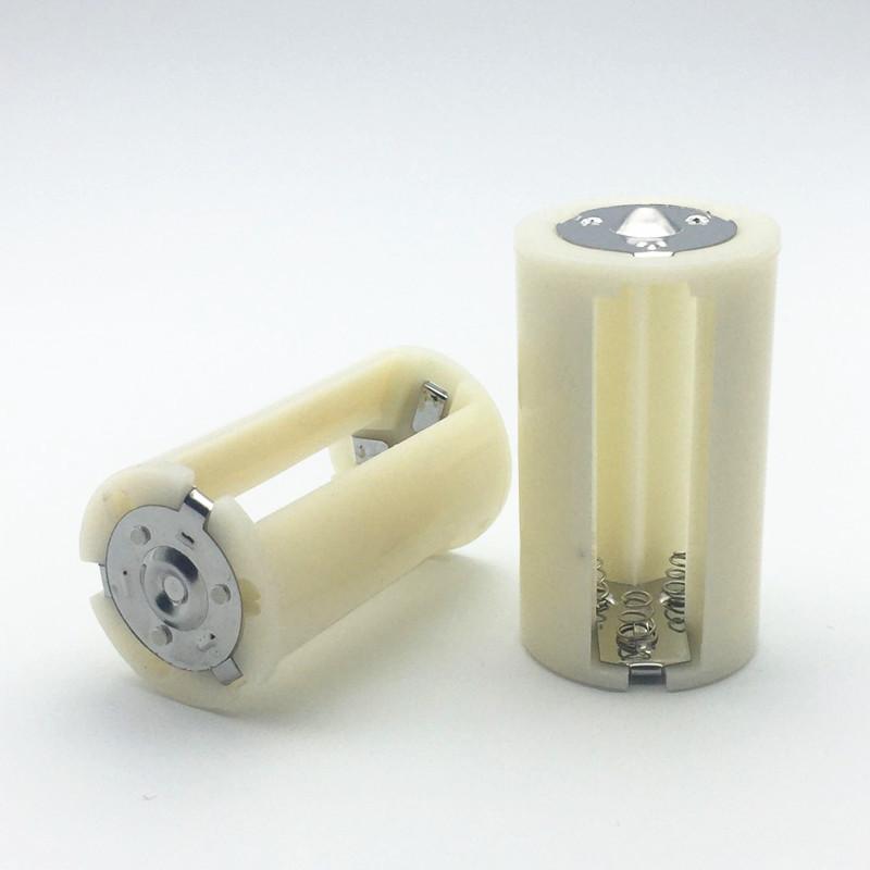 4/8Pcs AA To D Battery Box High Quality 3x AA To D Size Battery Adapter Converter Holder Switcher Case Box For Battery Storage