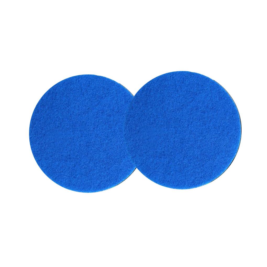 

2 шт. беспроводные вращающиеся электрические швабры сменная накладка круглый коврик инструмент для чистки пола скруббер для внутренней гостиной синий