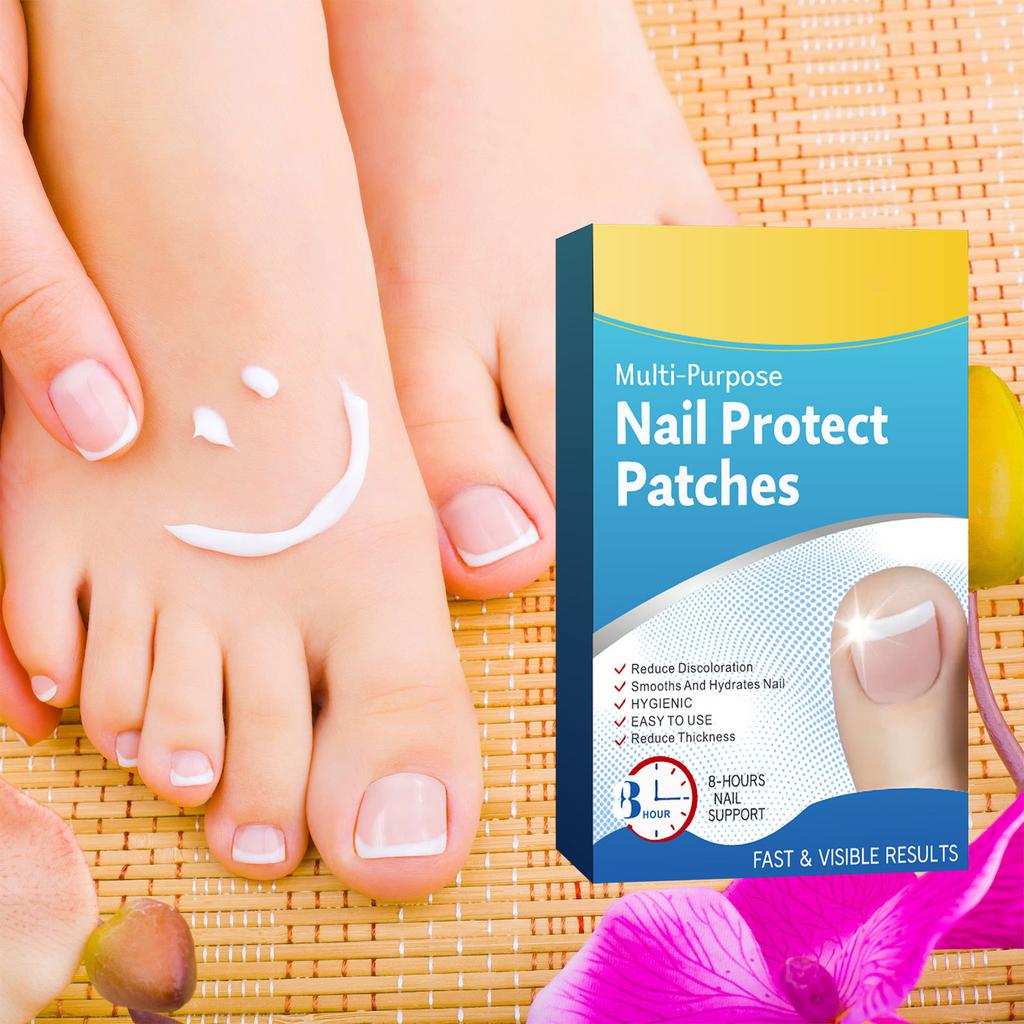 Hands And Feet Soft Nail Inlaid Nail Thickening Bright Nail Furrow Gray Nail Care Patch